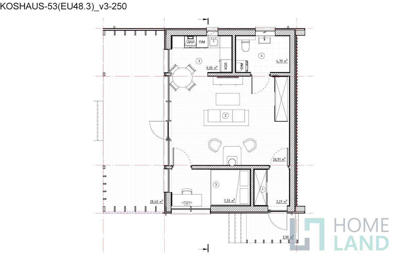 Koshaus-53, планировка 3