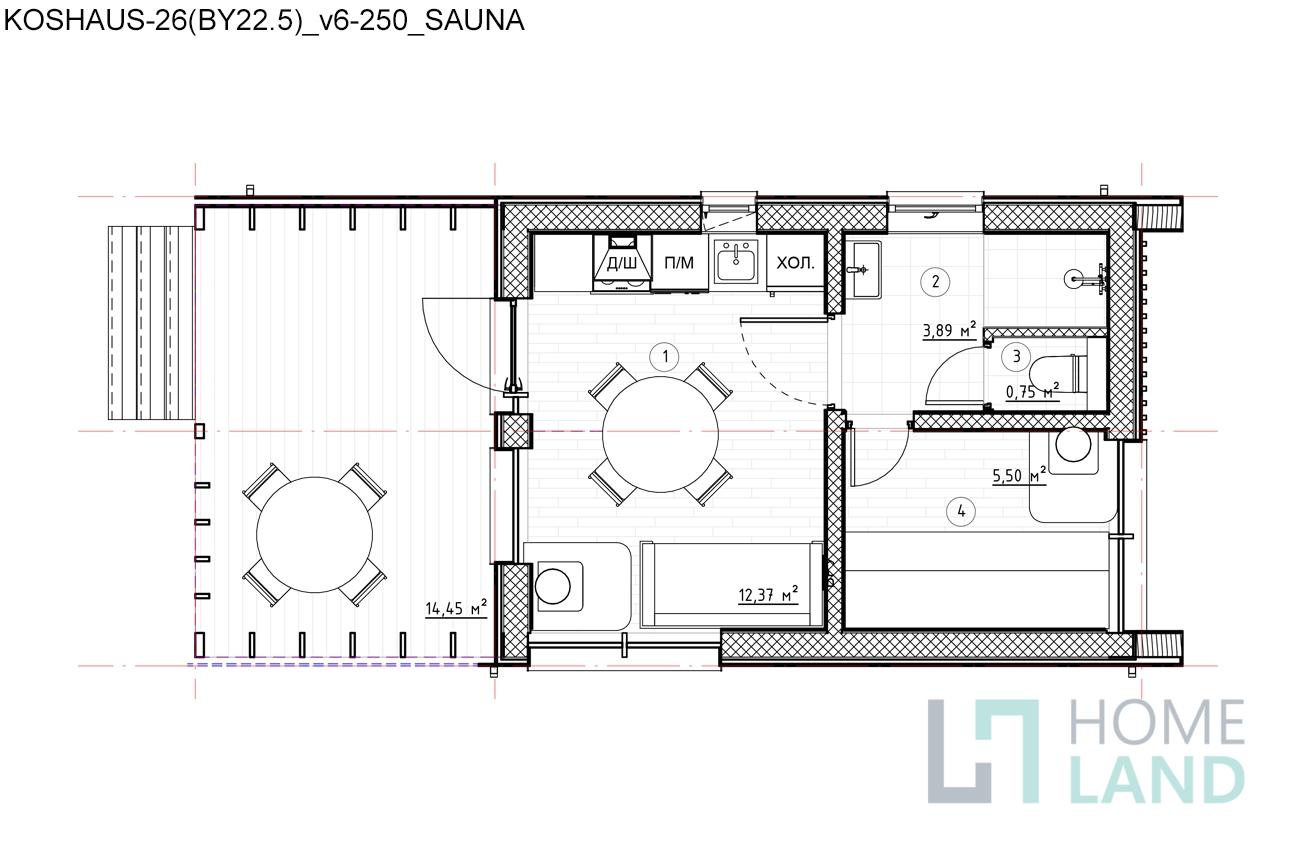 Koshaus-26, планировка 2