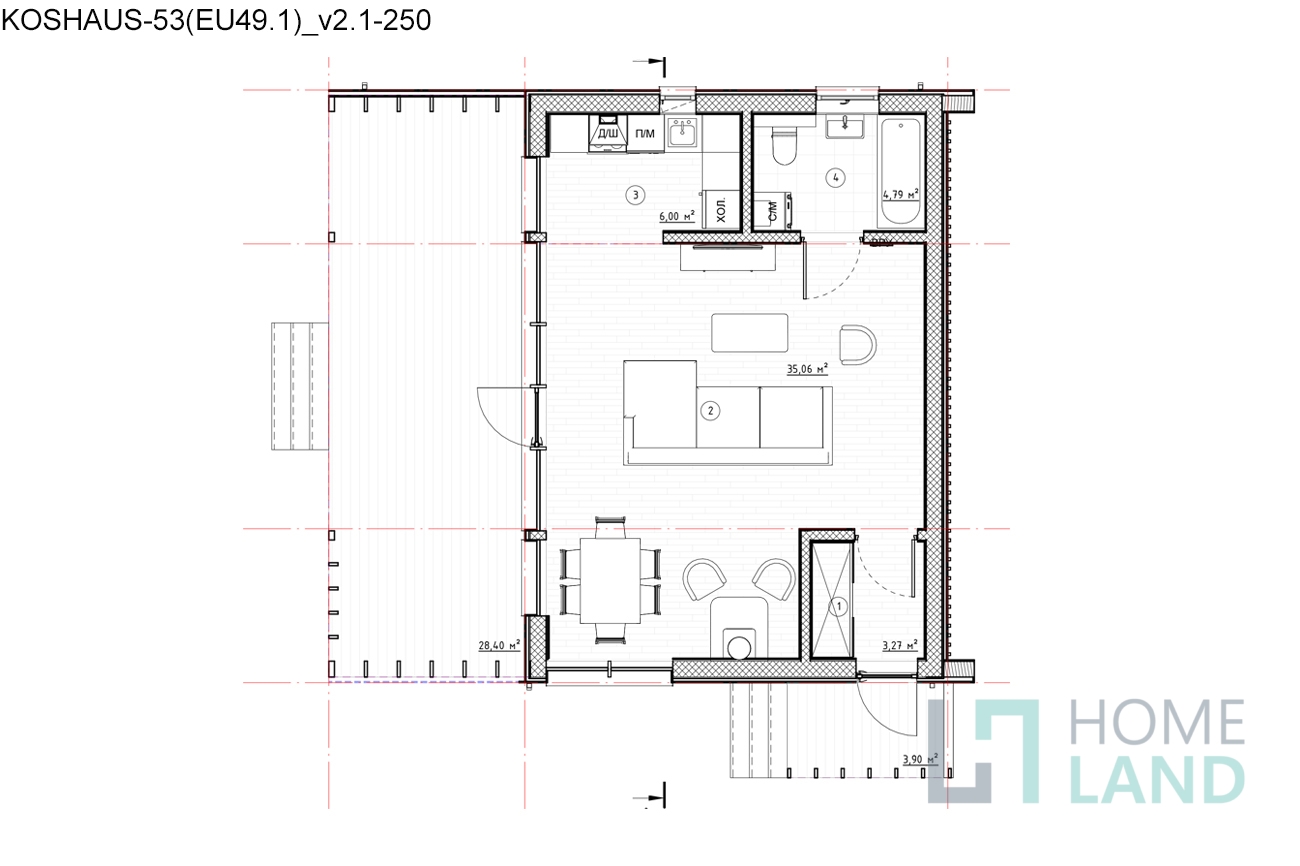 Koshaus-53, планировка 4