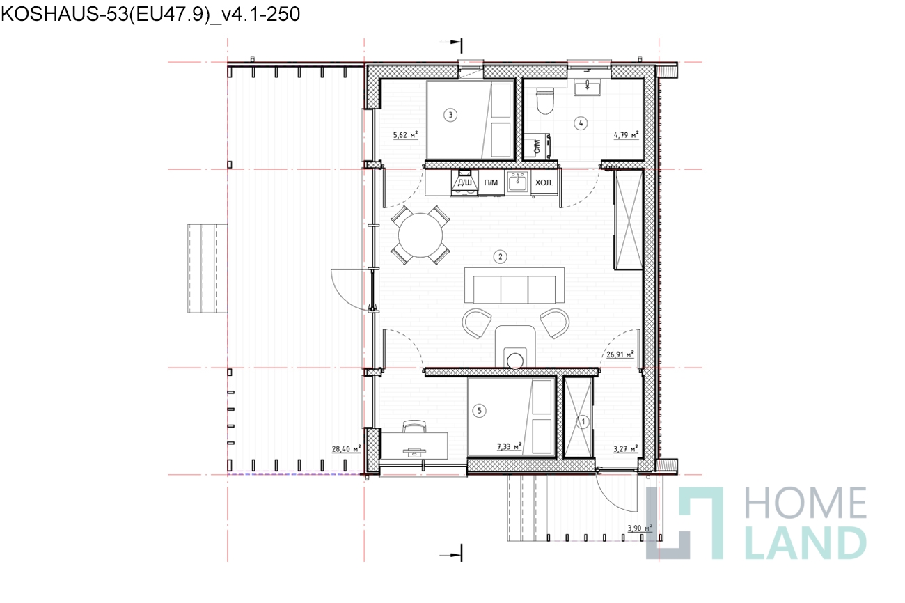 Koshaus-53, планировка 2